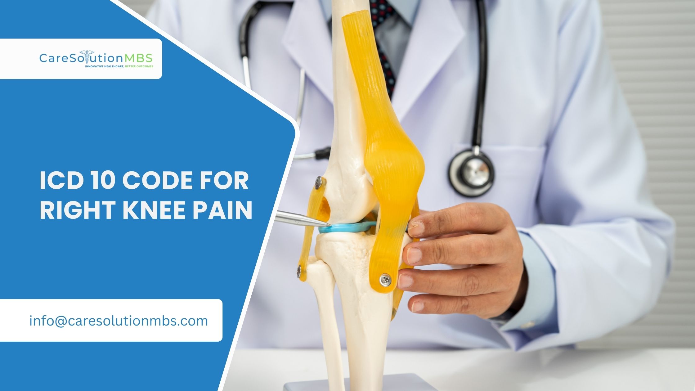 icd 10 code for right knee pain